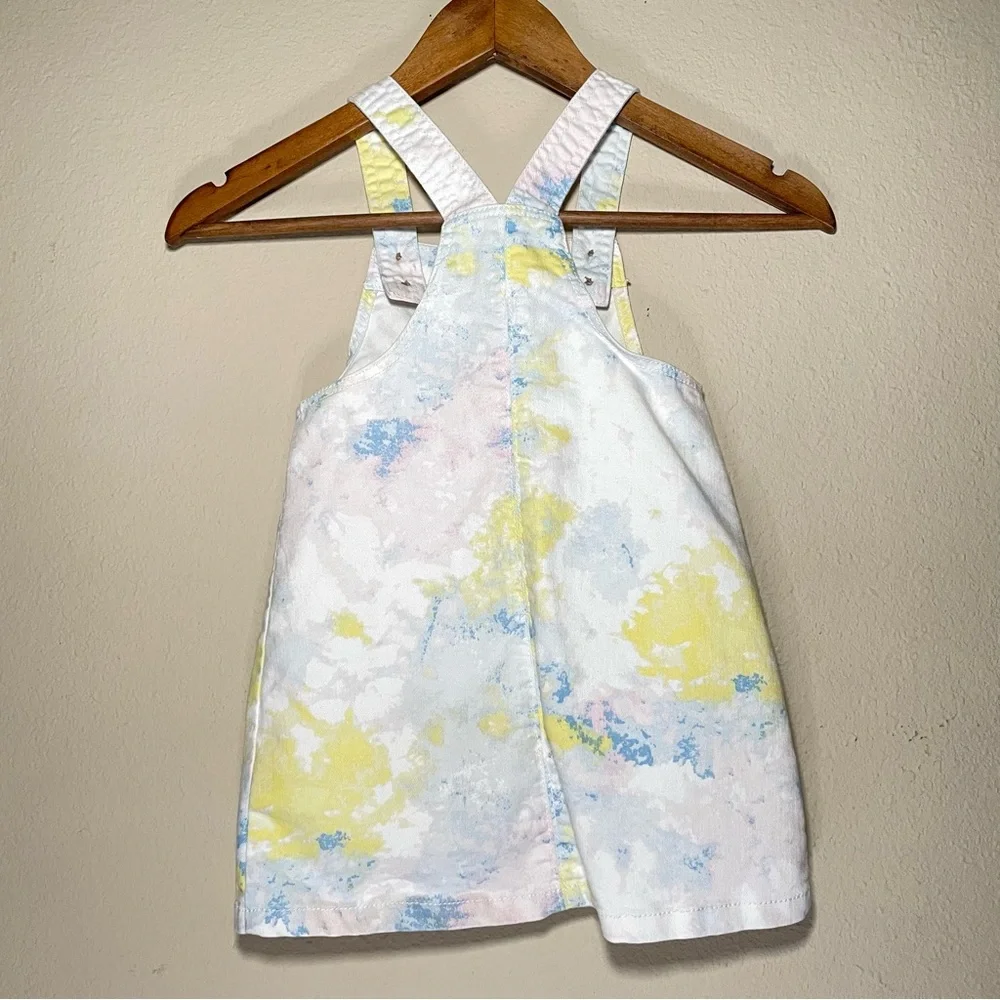(2) Wonder NationToddler Girls' Jumper Dress Size 4T Tie Dye/Cheetah‎ dress